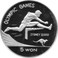 Nordkorea 5 Won 2001 - XXVII. Olympische Sommerspiele...