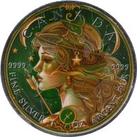 Kanada Maple Leaf 2024 - Sternzeichen...