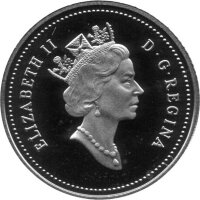 Kanada 10 Cents Typ 1992  - "Segelschiff" - Nickel PP