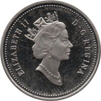 Kanada 5 Cents Typ 1990-2001  - "Biber" - Ku-Ni PP