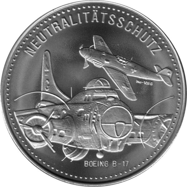 Schweiz 5 ECU 1995 - Neutralitätsschutz - Ku-Ni