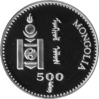 Mongolei 500 Tögrög 1997 - XXVII. Olympische Sommerspiele 2000 in Sydney "Judo" - Silber PP