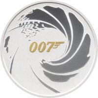 Tuvalu 1 Dollar 2021 James Bond "007" - 1 oz...