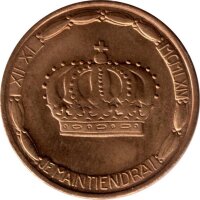 Luxemburg 20 Francs 1964 - Thronbesteigung von Großherzog Jean - Gold