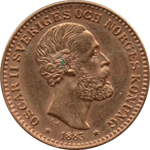 Schweden 10 Kronen 1883 - König Oscar II. - Gold