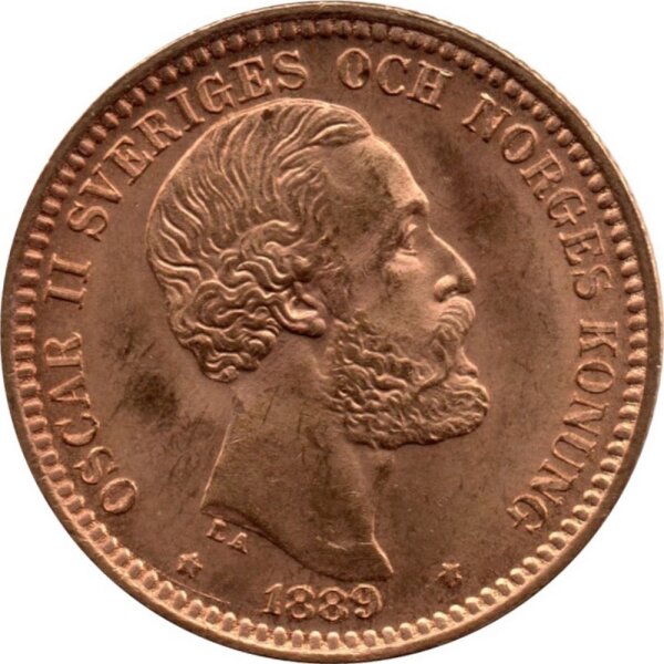 Schweden 20 Kronen 1889 - König Oscar II. - Gold