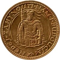 Tschechoslowakei 1 Dukat 1931 - St. Wenzel - Gold
