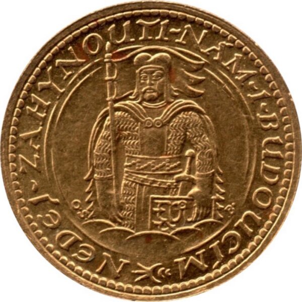 Tschechoslowakei 1 Dukat 1932 - St. Wenzel - Gold