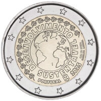 Portugal 2 Euro 2025 "Nachhaltige Entwicklung"
