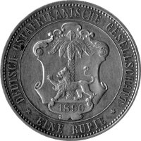 J.713 Deutsch-Ostafrika 1 Rupie 1890 - 1902 - Silber vz