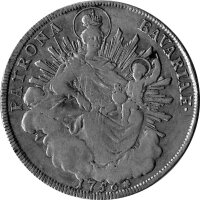 Bayern 1 Konventionstaler 1756 - Kurfürst Maximilian III. Joseph 1745-1777, KM#500.2