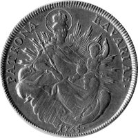 Bayern 1 Konventionstaler 1765 A - Kurfürst Maximilian III. Joseph 1745-1777, KM#519.2