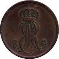Hannover 2 Pfennig 1850 B - König Ernst August I....