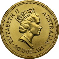 Australien Nugget div. 1/2 oz Gold