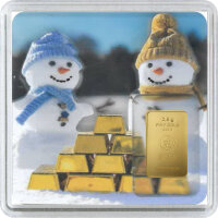 Geschenkbarren Premium - 2,5 Gramm Goldbarren -...