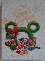 Niue 1 Dollar 2016 - Disney "Season`s Greetings" - 1/2 oz Silber PP