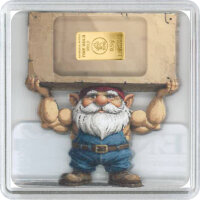 Geschenkbarren Premium - 0,5 Gramm Goldbarren -...