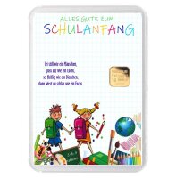 Geschenkbarren "Schulanfang" 1 Gramm Gold