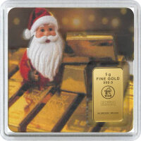 Geschenkbarren Premium - 5 Gramm Goldbarren - Weihnachten...