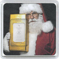 Geschenkbarren Premium - 1 Gramm Silberbarren -...