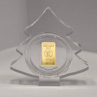 Geschenkbarren Premium - 0,5 Gramm Goldbarren -...