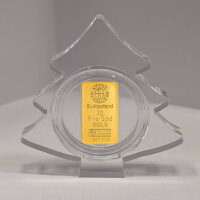 Geschenkbarren Premium - 2 Gramm Goldbarren - Weihnachten...