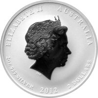 Australien Lunar II 2012 Jahr des Drachen Set 18,5 oz Silber