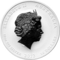 Australien Lunar II 2012 Jahr des Drachen Set 18,5 oz Silber