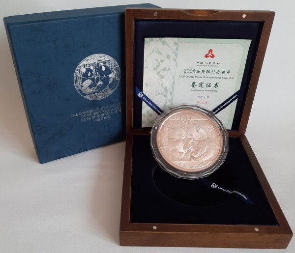 China Panda 2009 5 oz Silber PP