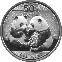 China Panda 2009 5 oz Silber PP