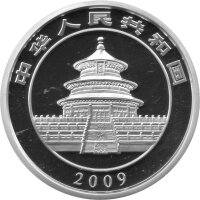 China Panda 2009 5 oz Silber PP