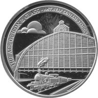 Belgien 10 Euro 2017 - Bahnhof Antwerpen - Silber PP