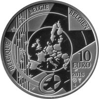 Belgien 10 Euro 2018 - Rubens - Silber PP