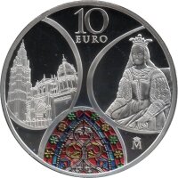 Spanien 10 Euro 2020 -  Gotisches Zeitalter - Silber PP...