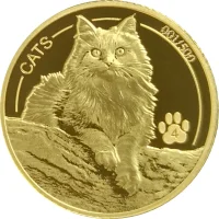 Fiji CATS 4. Ausgabe 2025 1/10 oz Gold | Prooflike - Seriennummer 001/500