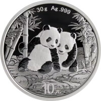 China Panda 2026 30 Gramm Silber