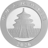 China Panda 2026 30 Gramm Silber