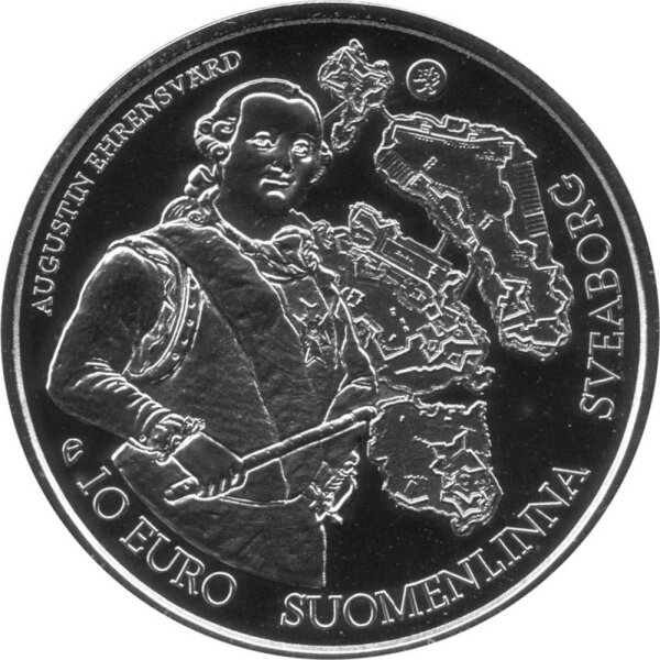 Finnland 10 Euro 2018 - Barock und Rokoko "Augustin Ehrensvärd" - Silber PP