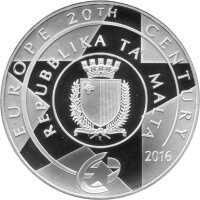 Malta 10 Euro 2016 - Modernes Zeitalter "Antonio Sciortinoi" - Silber PP