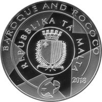 Malta 10 Euro 2018 - Barock und Rokoko "Die Taufe Christi" - Silber PP