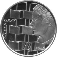 Irland 10 Euro 2016 - Modernes Zeitalter "Eileen Gray" - Silber PP