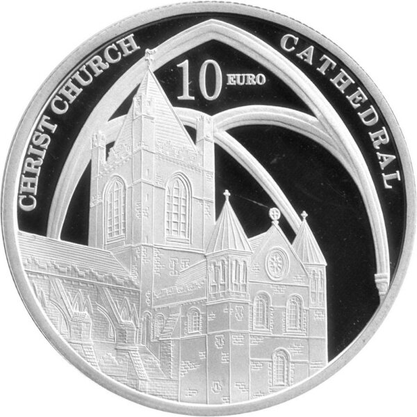 Irland 10 Euro 2020 - Gotisches Zeitalter "Christ Church Cathedral" - Silber PP