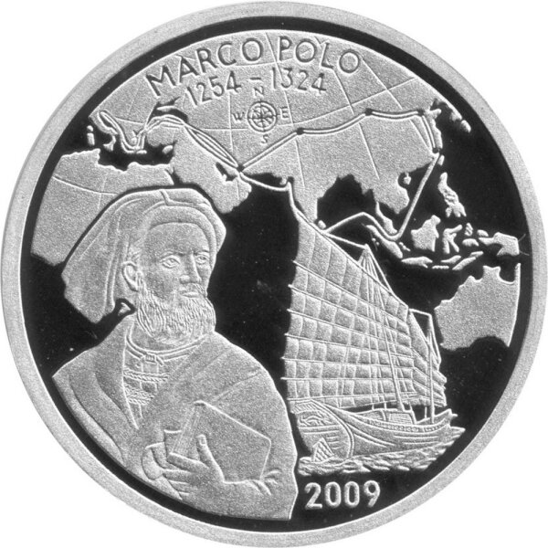 Nordkorea 350 Won 2009 - Marco Polo - Silber PP