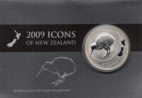 Neuseeland Kiwi 2009 1 oz Silber im Originalblister