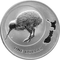 Neuseeland Kiwi 2009 1 oz Silber im Originalblister