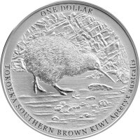 Neuseeland Kiwi 2023 1 oz Silber im Originalblister