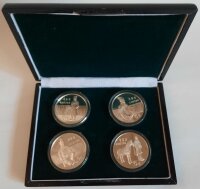 China Set 4 x 5 Yuan 1984 - Chin. Persönlichkeiten...