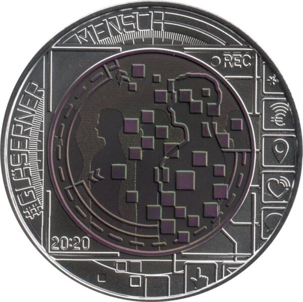 Österreich 25 Euro 2020 “Der Gläserne Mensch” Niob
