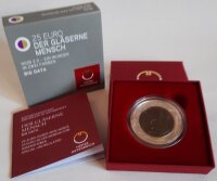Österreich 25 Euro 2020 “Der Gläserne Mensch” Niob