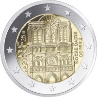 Frankreich 2 Euro 2025 "Notre Dame de Paris"